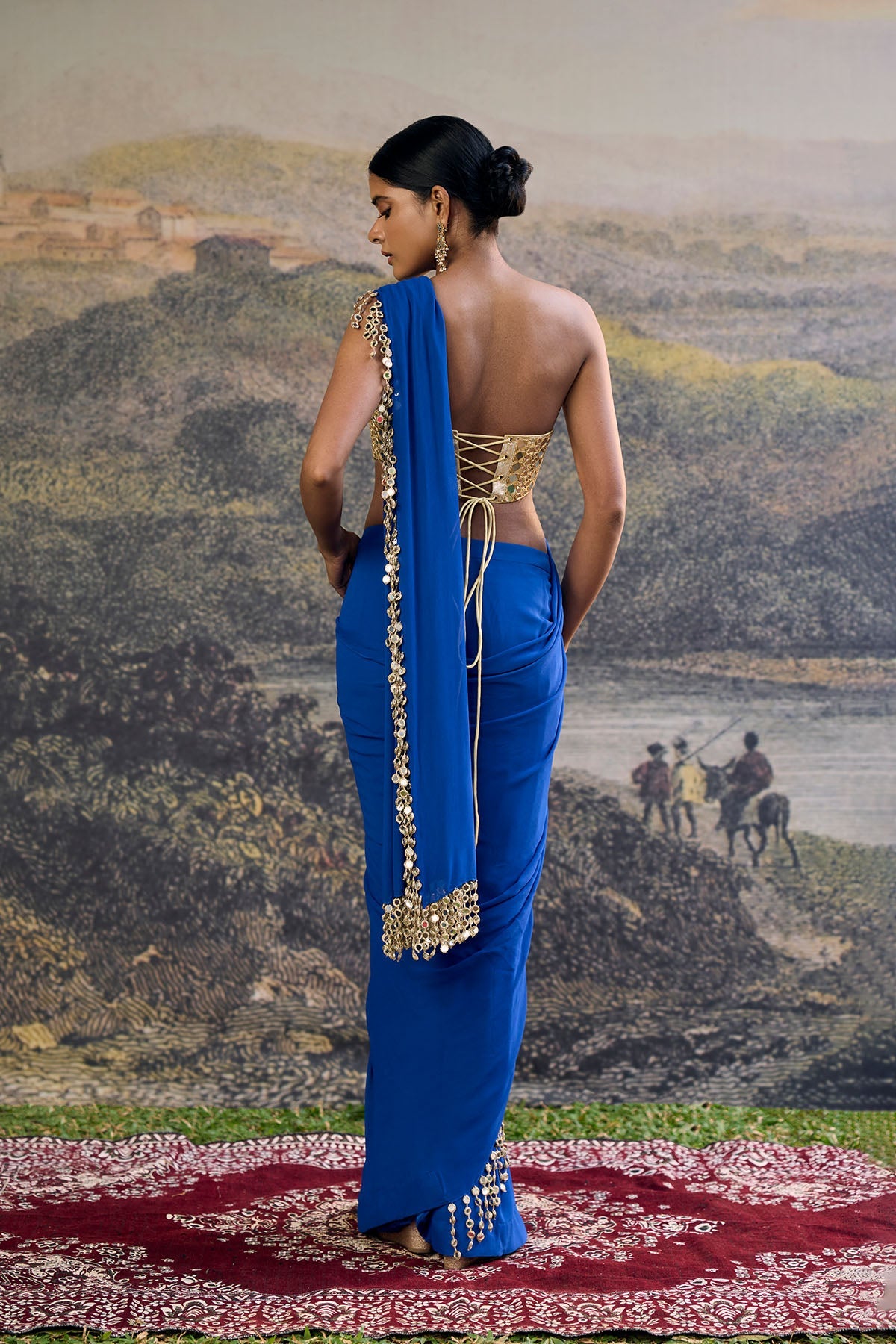 Neelanjana Mirror Saree Set