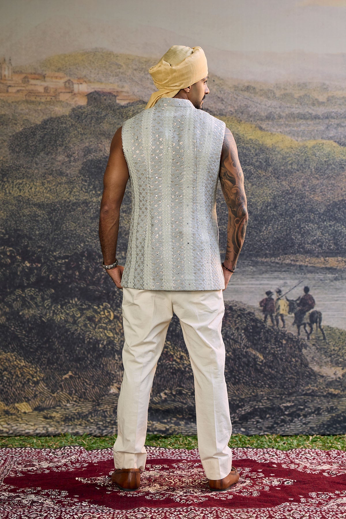 Zoravar Chikankari Bandi Set-A