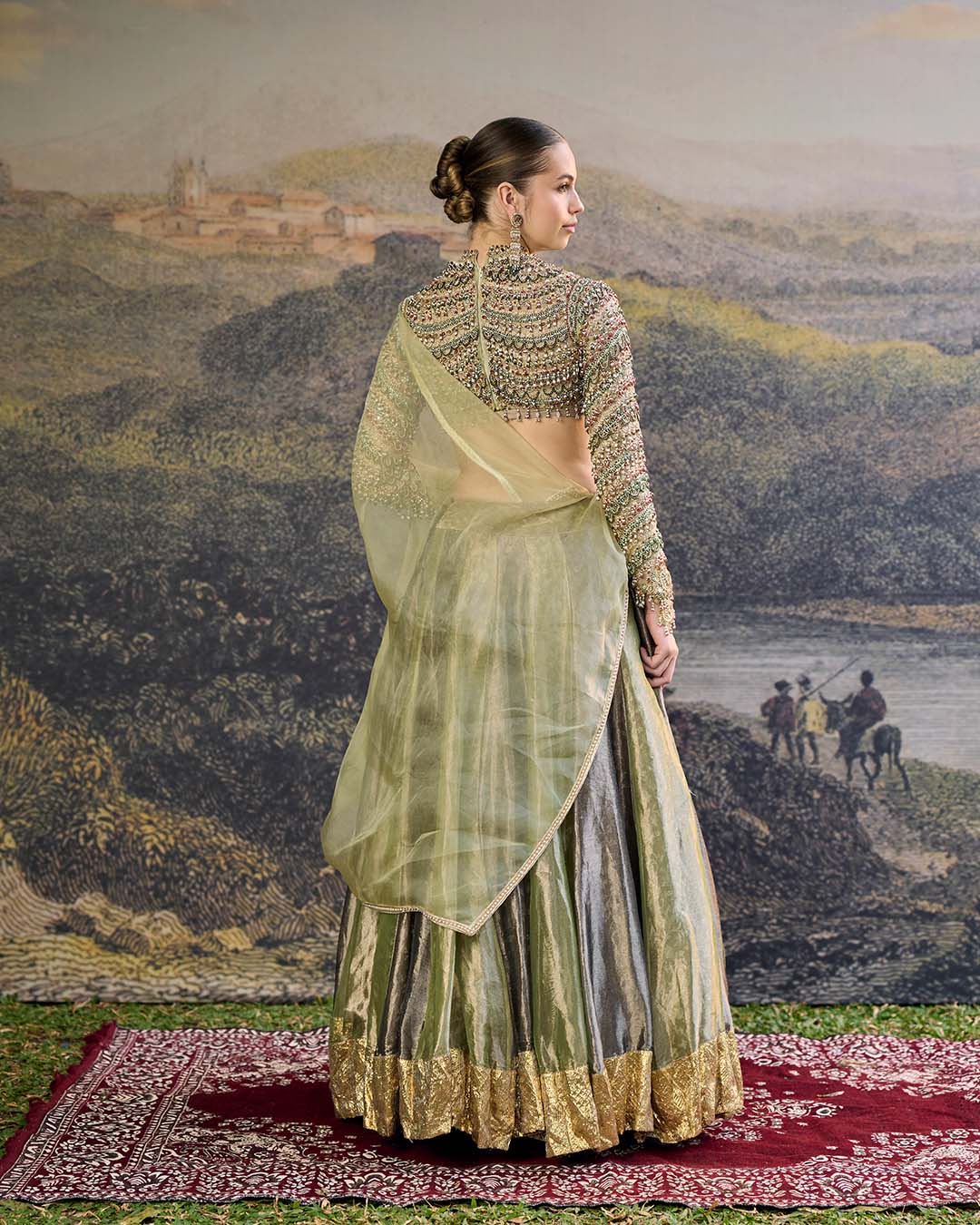 Zarreen Jadau Lehenga Set