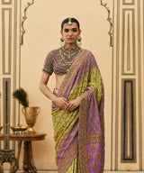 Ranga Ombre Georgette Saree Set