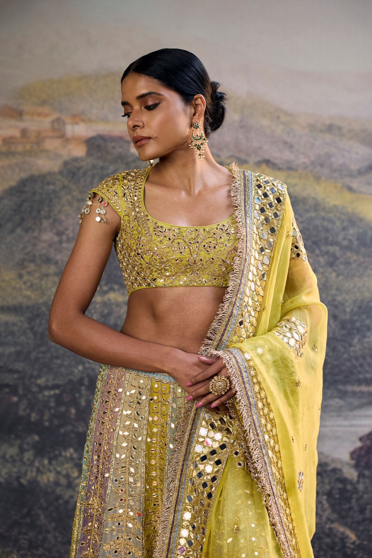 Rang Mahal Mirror Lehenga Set
