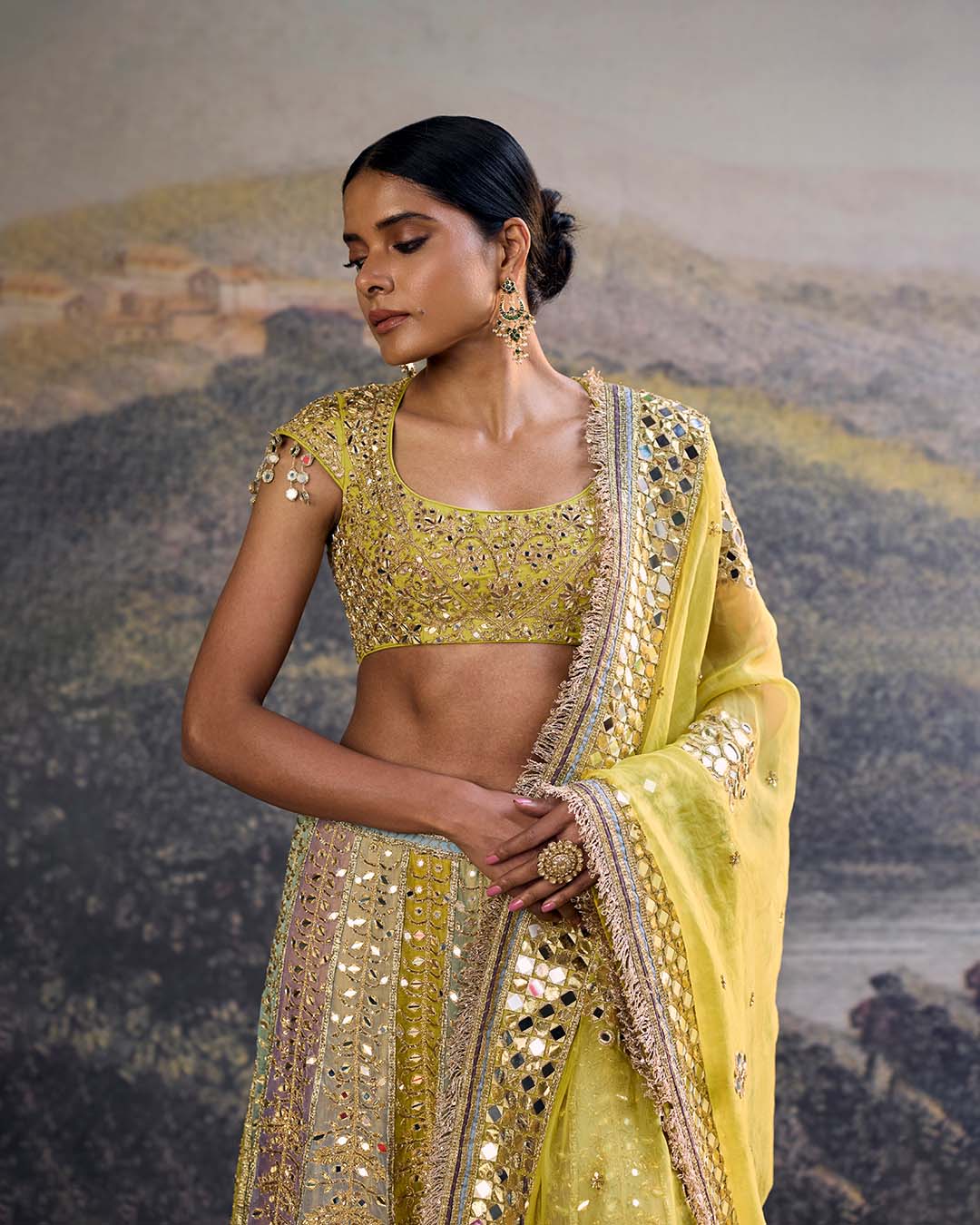 Rang Mahal Mirror Lehenga Set