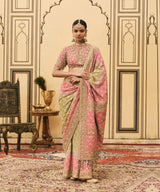 Gulnaar Ombre Saree Set