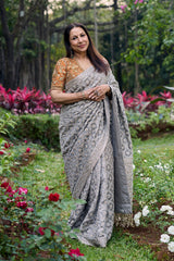 Chandi Rang Heritage Saree Set