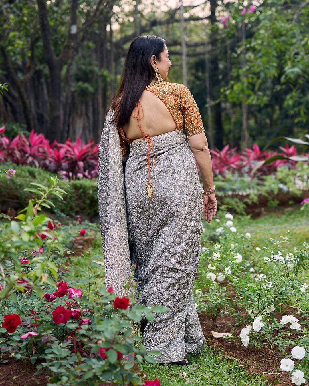 Chandi Rang Heritage Saree Set