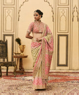 Gulnaar Ombre Saree Set