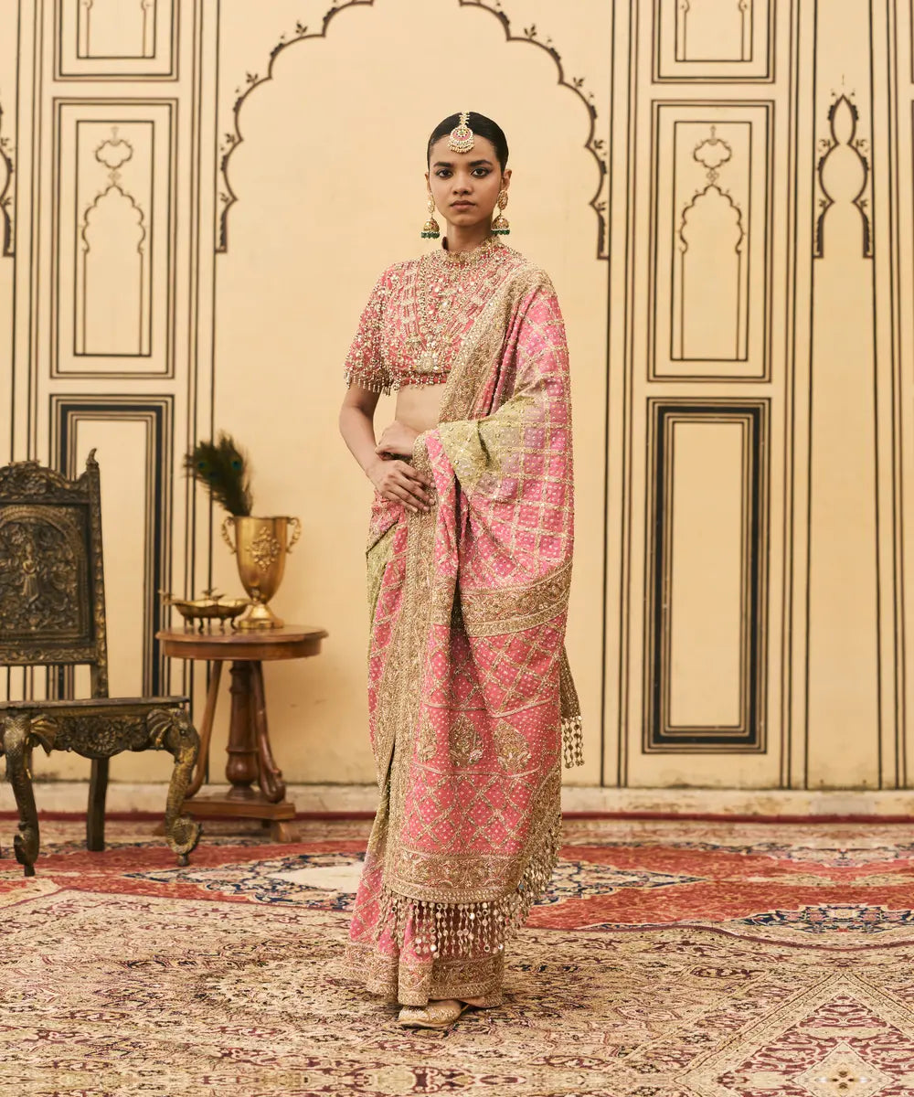 Gulnaar Ombre Saree Set