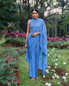 Neel Tara Crystal Saree Set