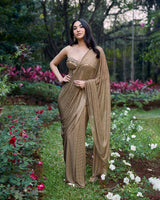 unehri Noor Crystal Saree Set
