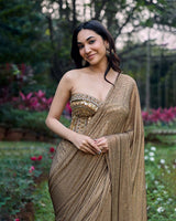 unehri Noor Crystal Saree Set