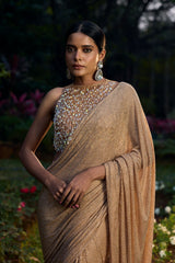 Kanak Tara Crystal Saree Set