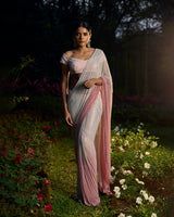 Gulrangi Crystal Saree Set