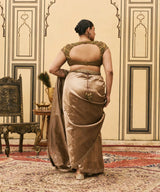 Bhoori Tissue Jadaau Saree Set