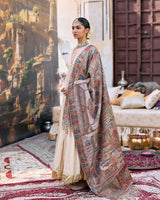 Sharanya Anarkali and Jamawar Shawl Set