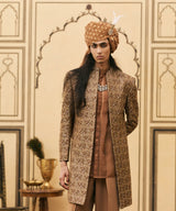Shyam-Bhoora Banarasi Brocade Jacket Set