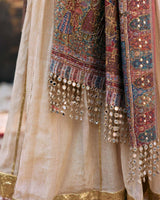 Sharanya Anarkali and Jamawar Shawl Set