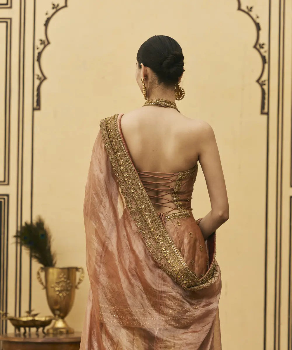 Aadhira Brocade Tissue Garara Set