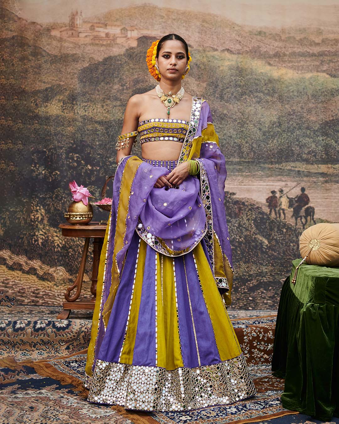 Hari Varn Lehenga