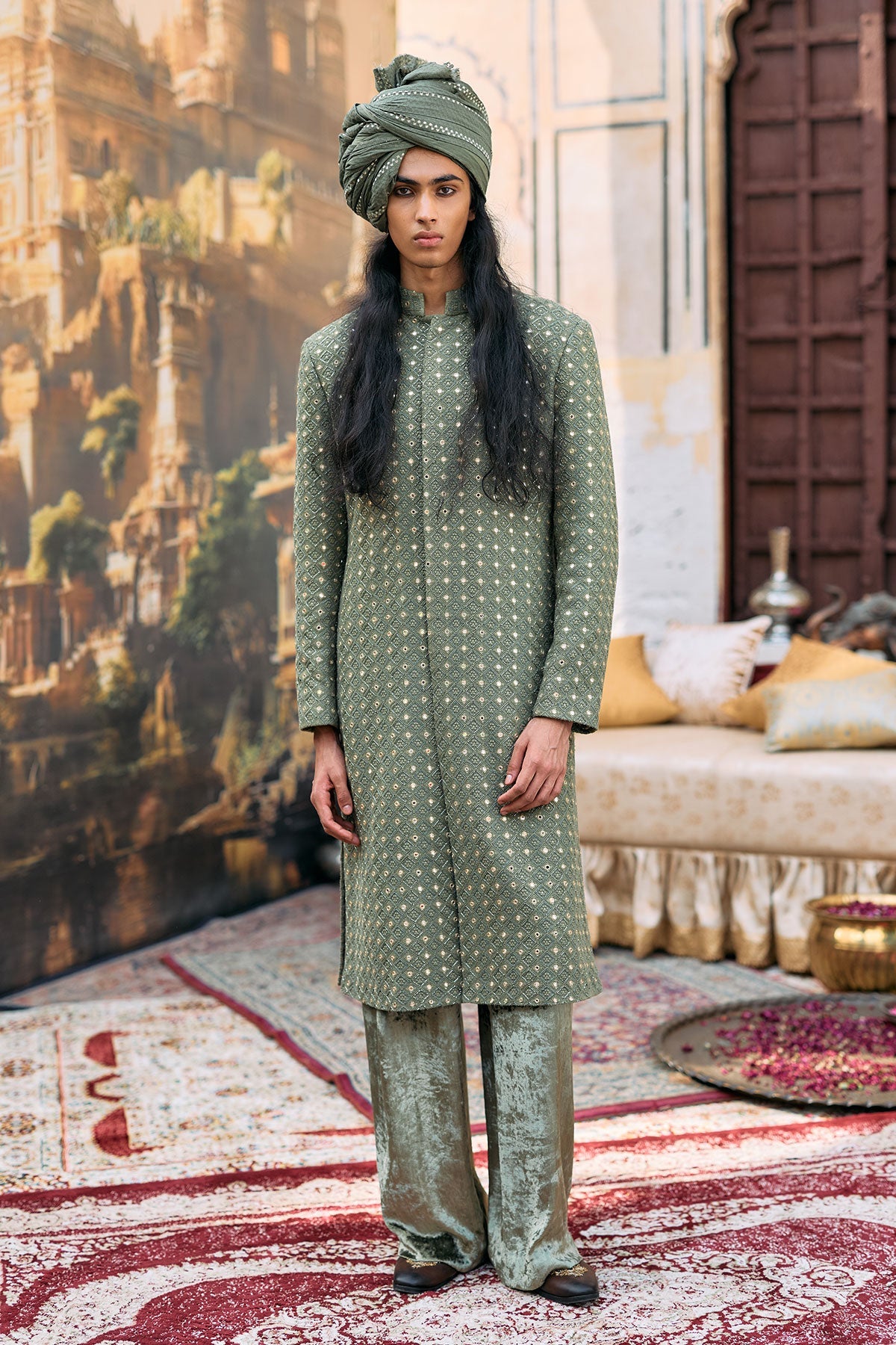 Kirit Sherwani Set