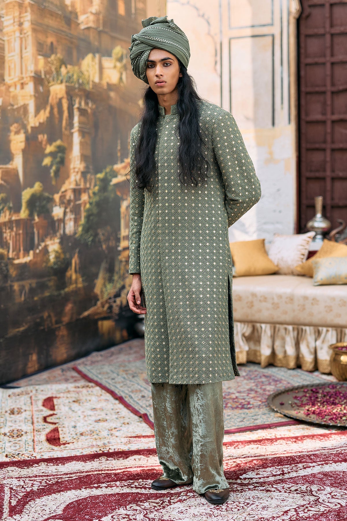 Kirit Sherwani Set
