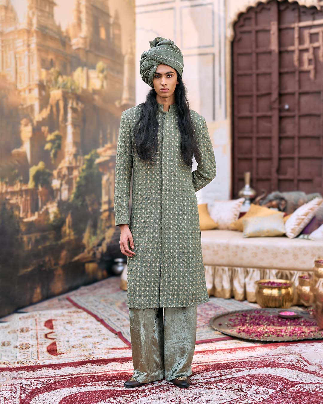 Kirit Sherwani Set