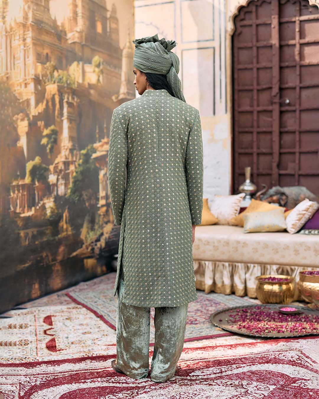 Kirit Sherwani Set