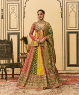 Rangeen Bandhani Lehenga Set