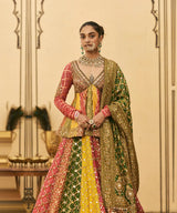 Rangeen Bandhani Lehenga Set