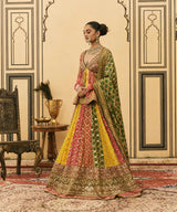 Rangeen Bandhani Lehenga Set