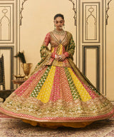 Rangeen Bandhani Lehenga Set