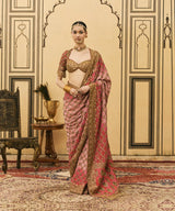 Gulrukh Ombre Saree Set