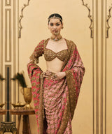 Gulrukh Ombre Saree Set