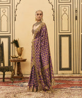 Banafsha Ombre Saree Set