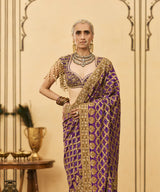 Banafsha Ombre Saree Set