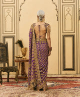Banafsha Ombre Saree Set