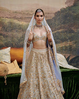 Khwab Sitara Lehenga and Veil