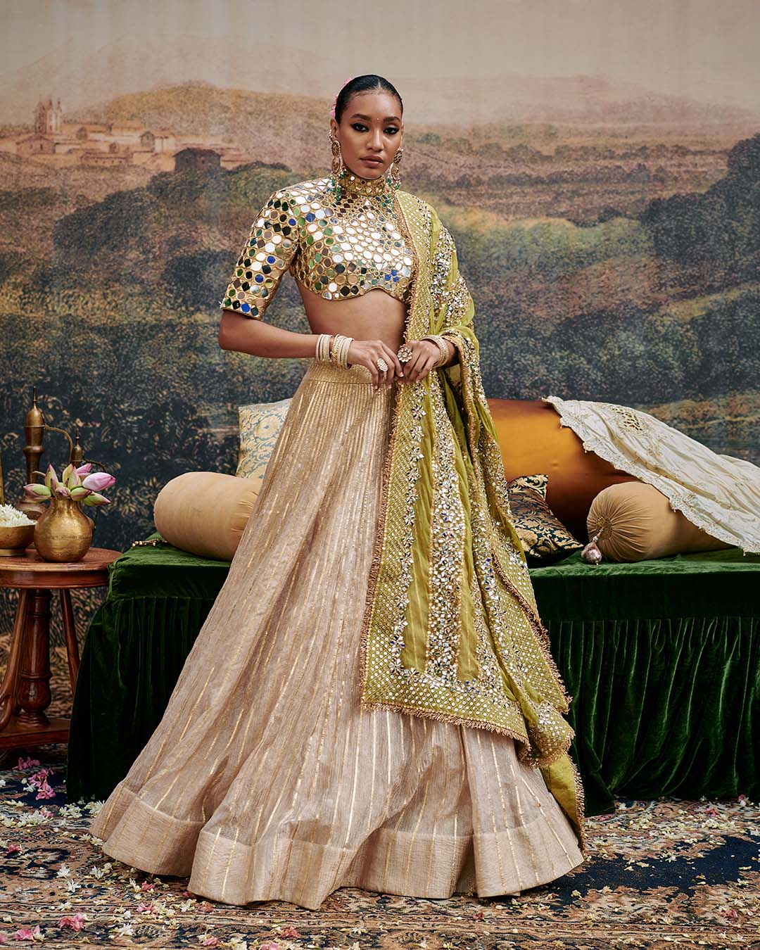Sheesh Saanjh Lehenga