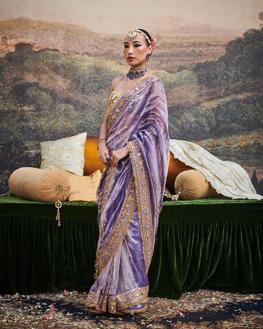 Krishna Leela Saree