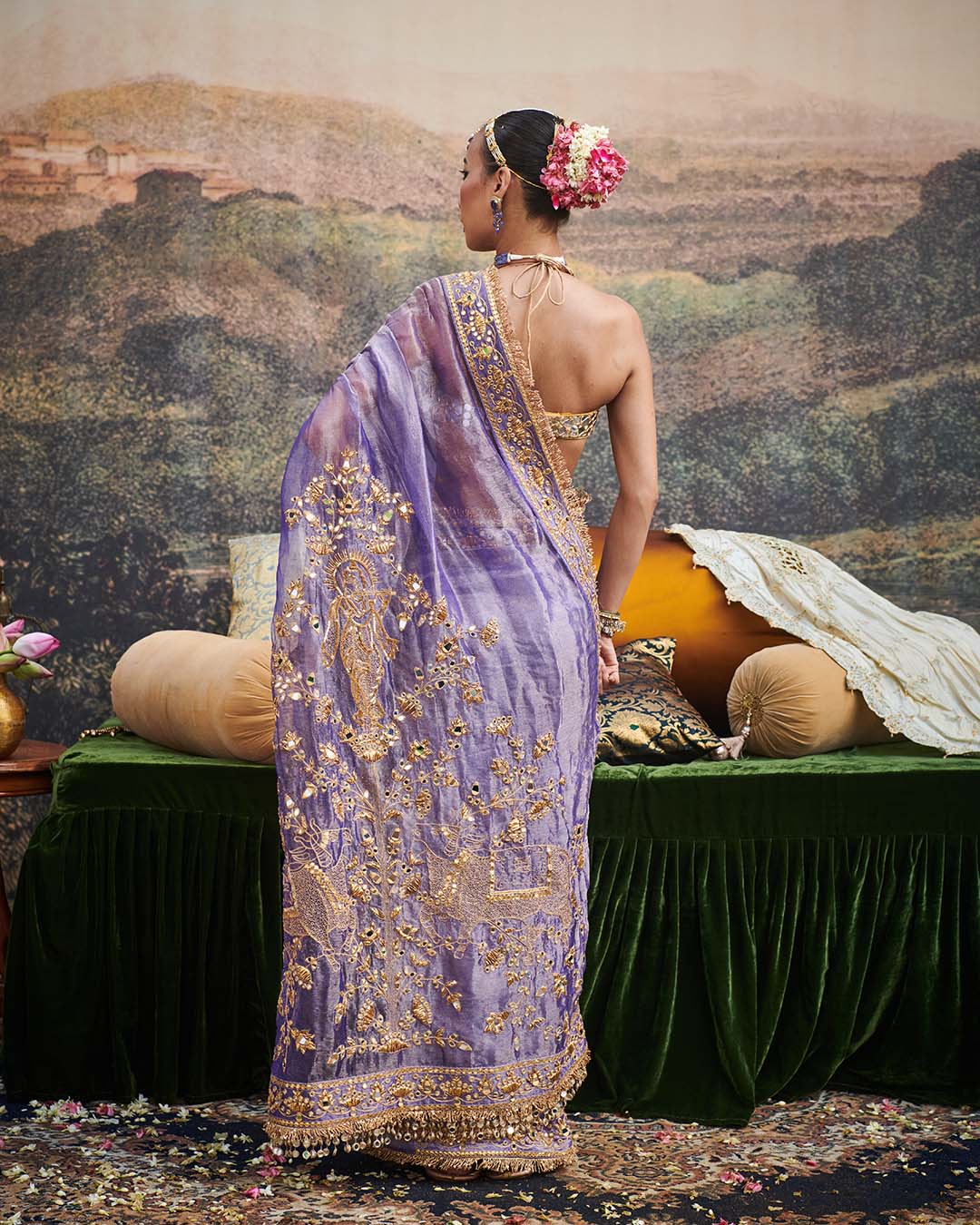 Krishna Leela Saree