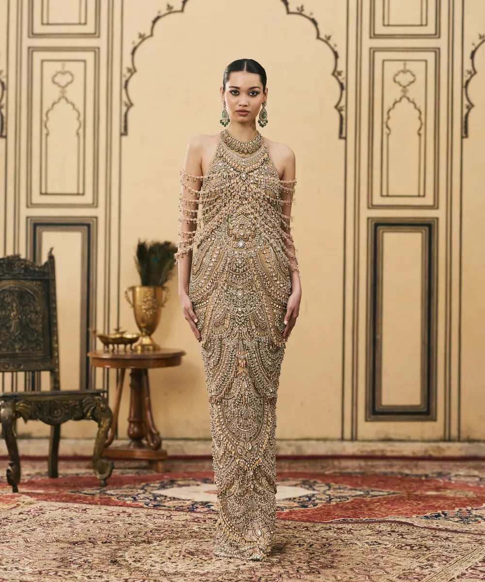 Sheeshmahal Jadau Gown