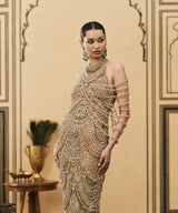 Sheeshmahal Jadau Gown