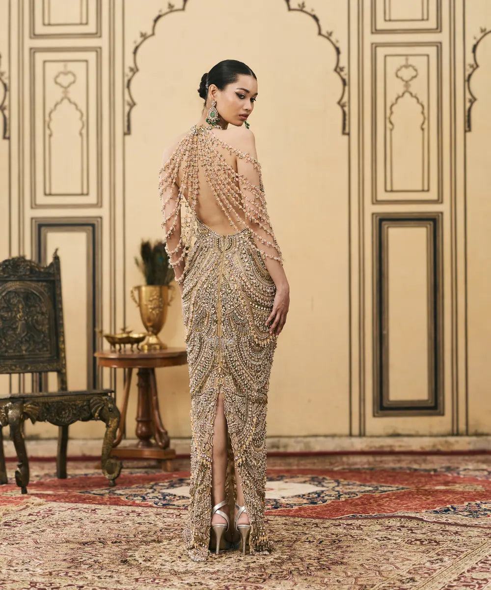 Sheeshmahal Jadau Gown