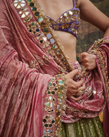 Azal Sheesh Lehenga