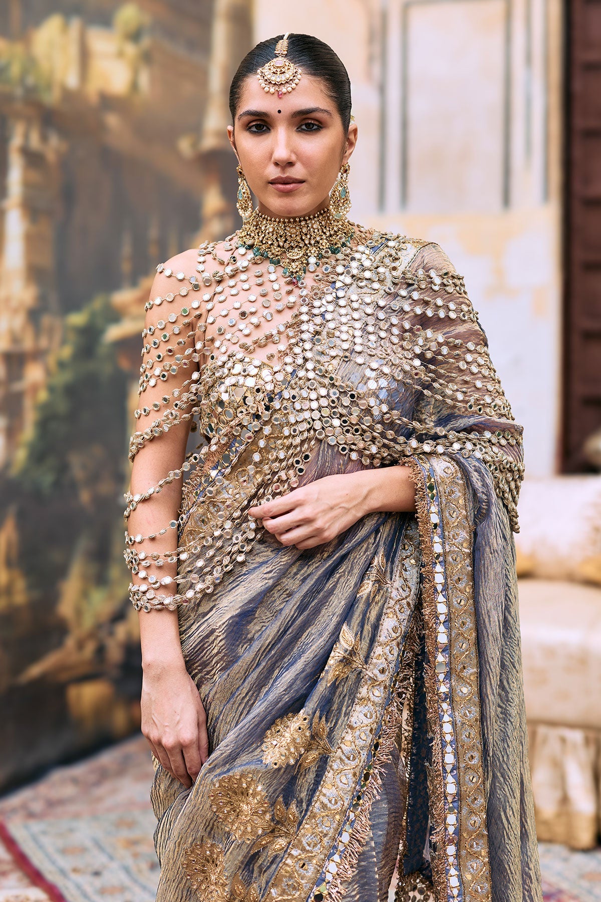 Jaalika Saree Set
