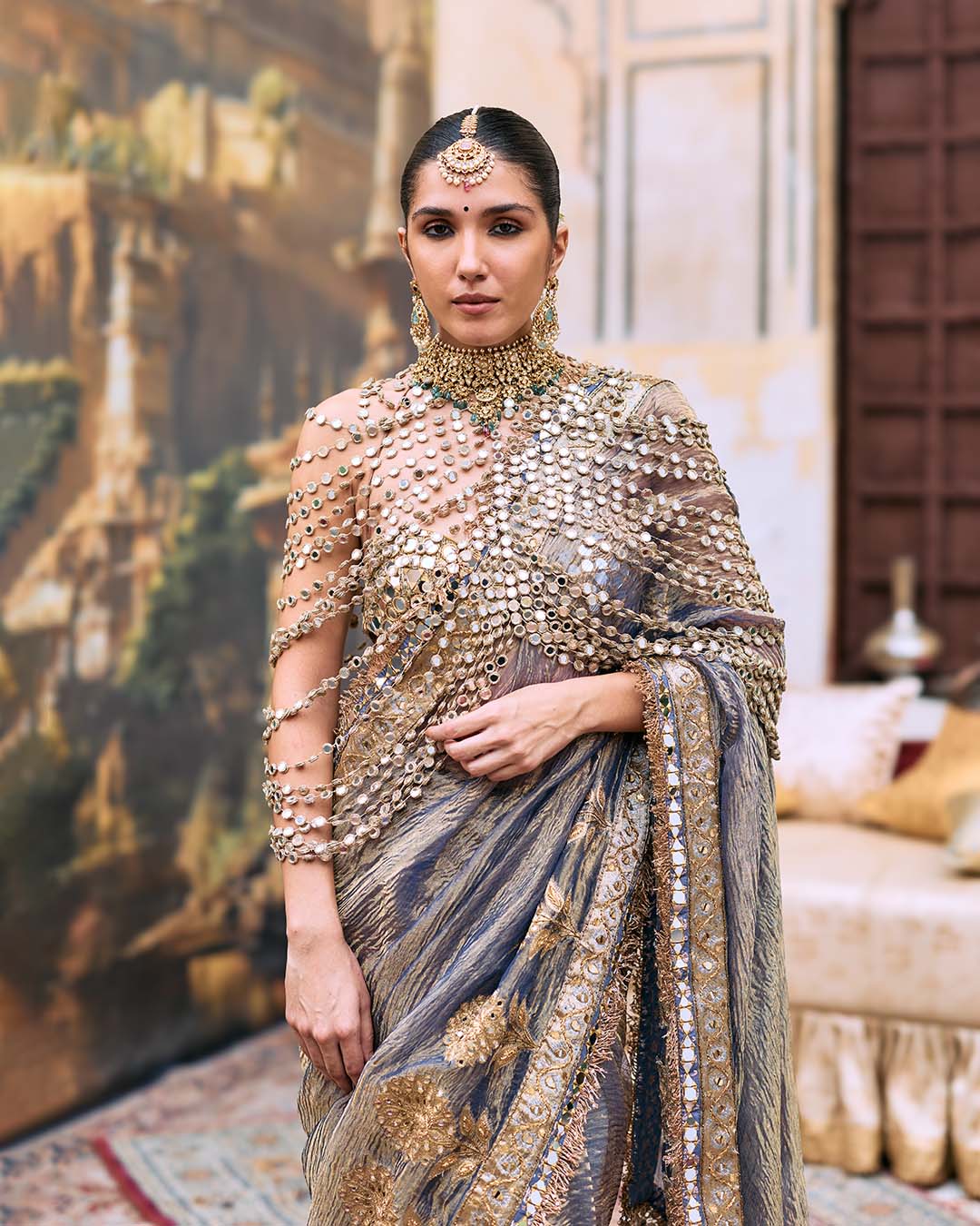 Jaalika Saree Set