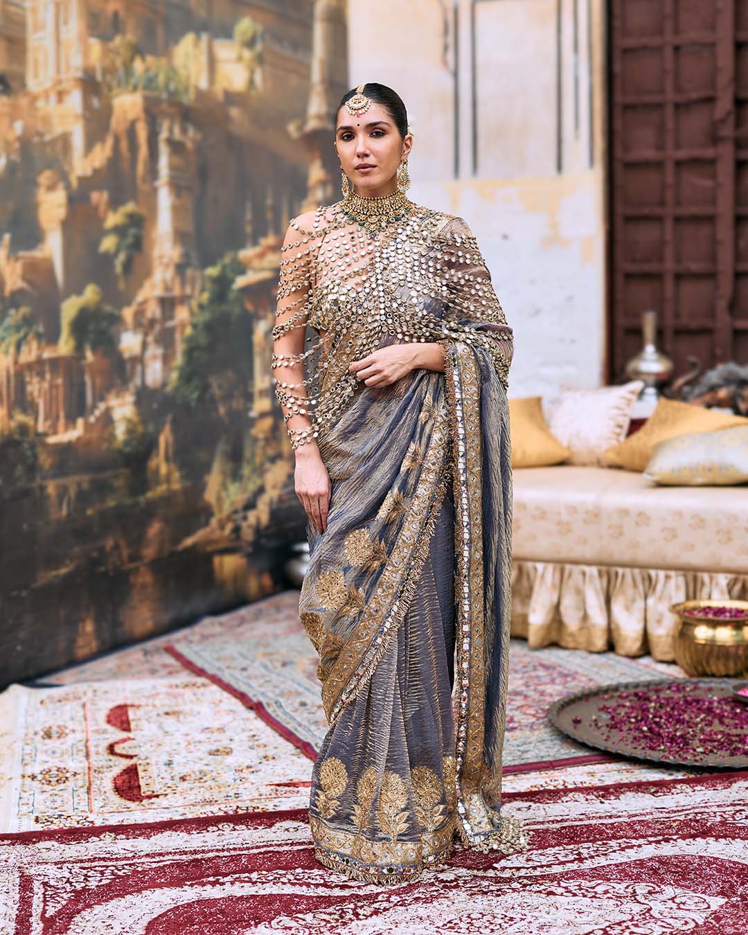 Jaalika Saree Set