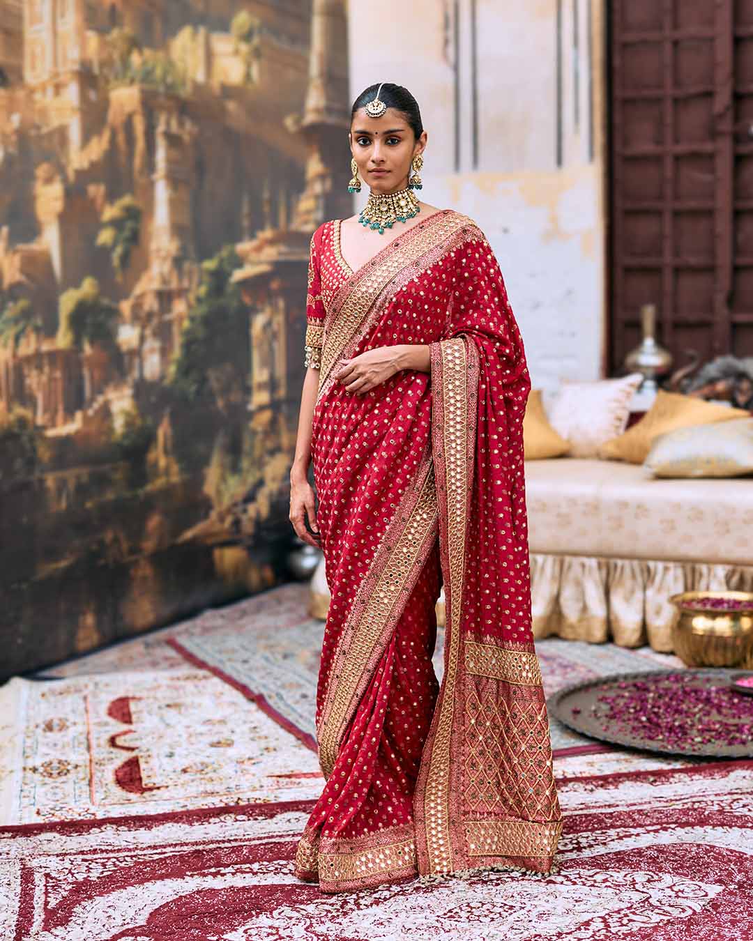 Kumkum Saree Set