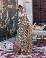 Arunima Lehenga Set with Chhavi Jaal Veil