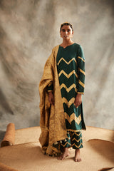 Hara Panna Kurta set