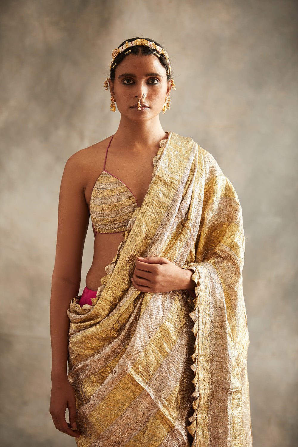 Sona Chandi Gulabi Saree